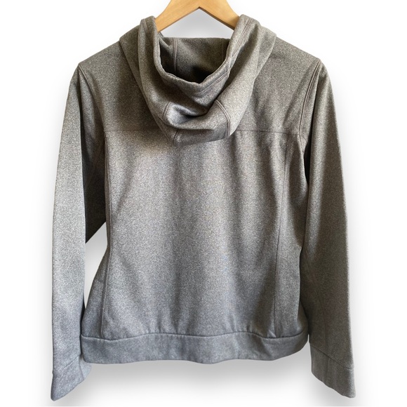 North Face Grey Full Zip Hooded Jacket Women's Medium - Picture 2 of 6